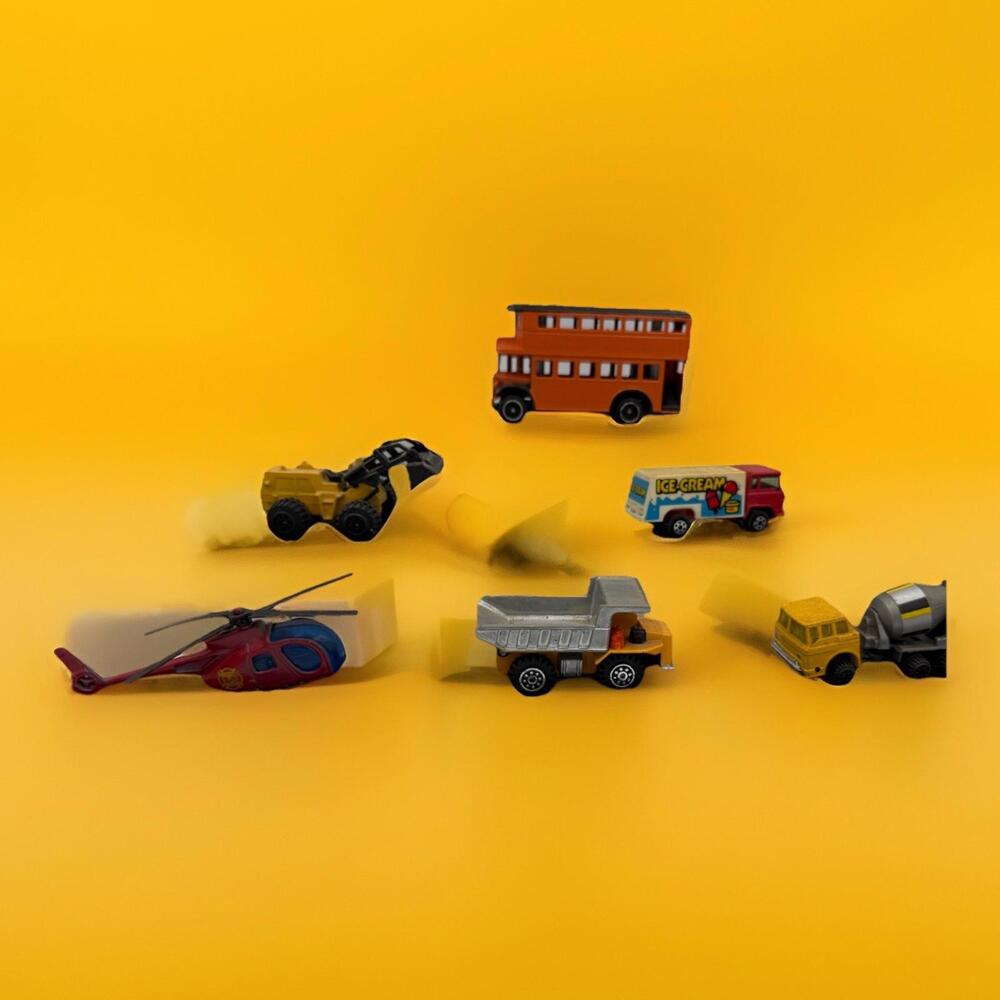 Die cast toy cars - made in china- Bundle of 6 Vintage